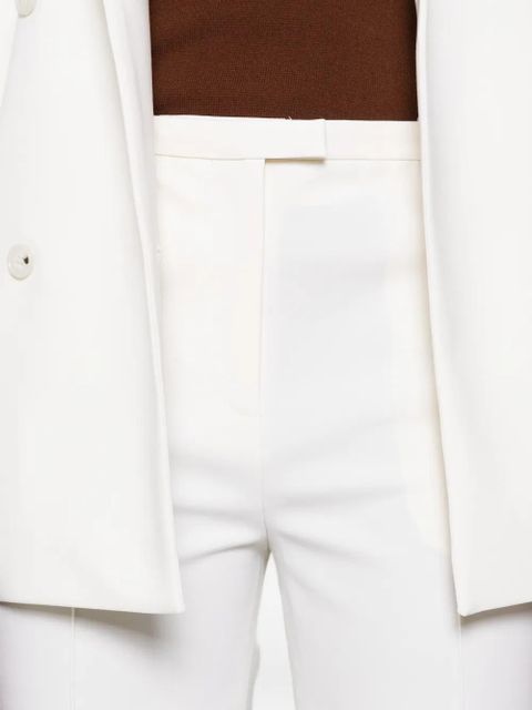 LouLou de Saison pressed-crease straight-leg trousers - White