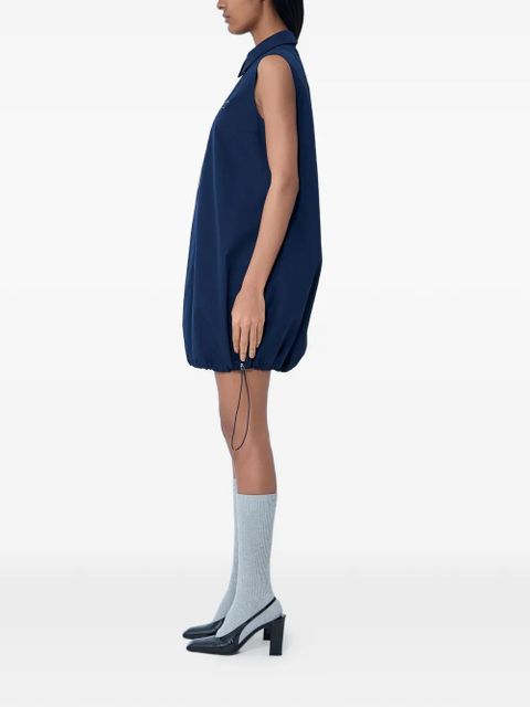 Prada logo-motif dress - Blue - zdjęcie produktu nr 2