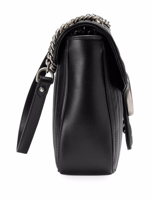 Gucci GG Marmont medium shoulder bag - Black