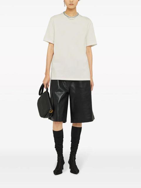 Jil Sander logo-print cotton T-shirt - Neutrals