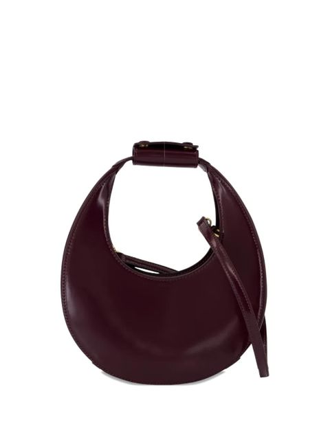 STAUD mini Moon crescent top-handle shoulder bag - Red