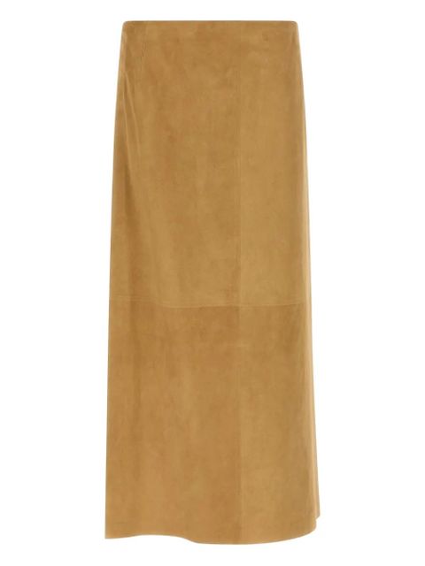 The Row Danas high-waist midi skirt - Brown - zdjęcie produktu nr 1