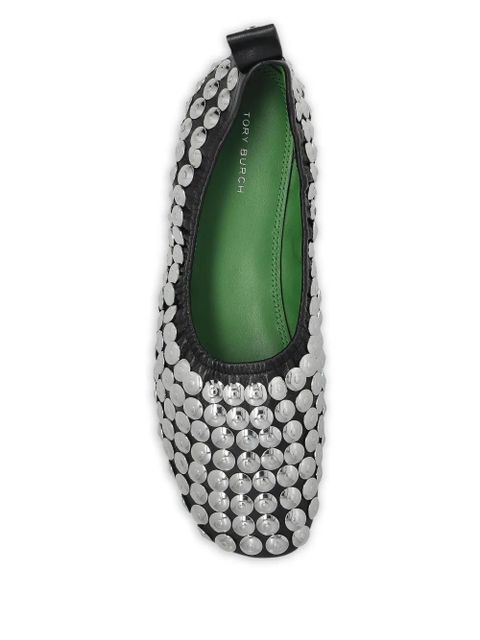 Tory Burch studded ballet flats - Black - zdjęcie produktu nr 2