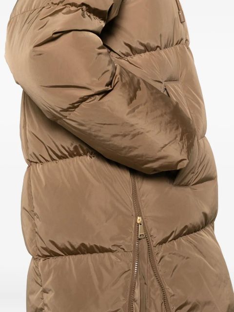 Weekend Max Mara hooded puffer coat - Brown