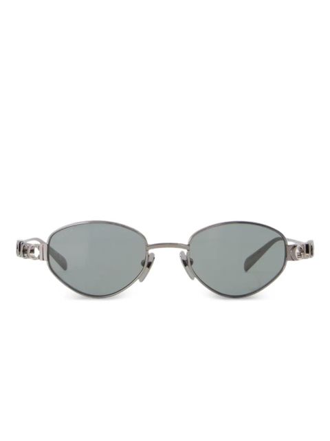 Gucci Eyewear oval-frame sunglasses - Grey - zdjęcie produktu nr 1