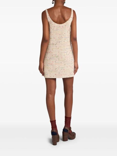 ETRO bouclé mini dress - Neutrals
