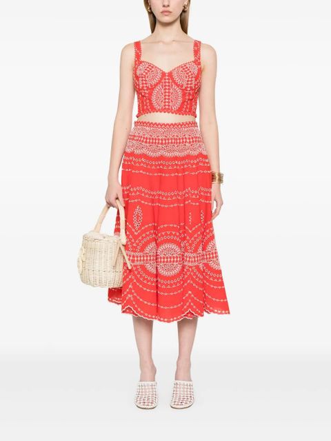 Charo Ruiz Ibiza Goldie crop top - Red - zdjęcie produktu nr 2