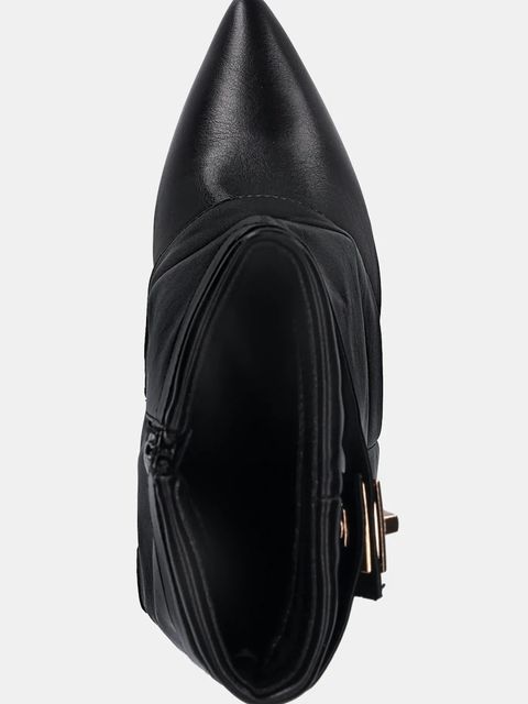 Answear.LAB botki kolor czarny na słupku - zdjęcie produktu nr 2