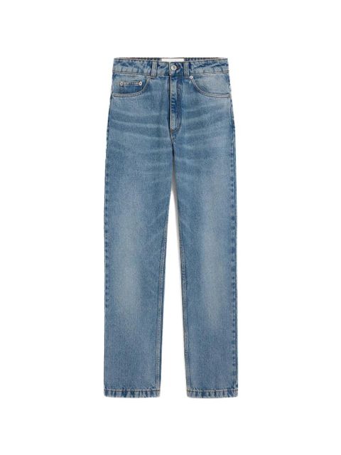 AMI Paris Classic Fit cotton jeans - Blue - zdjęcie produktu nr 1