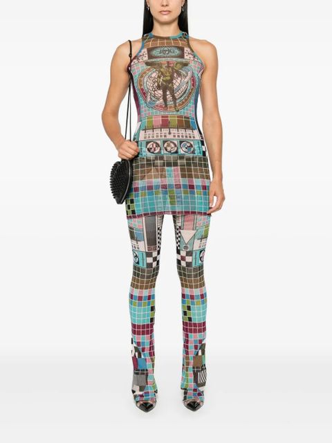 Jean Paul Gaultier Mire palazzo trousers - Blue - zdjęcie produktu nr 2