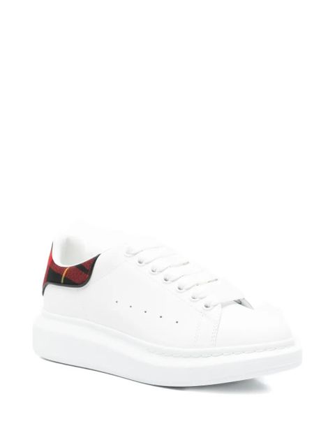 Alexander McQueen tartan-detail lace-up sneakers - White - zdjęcie produktu nr 2