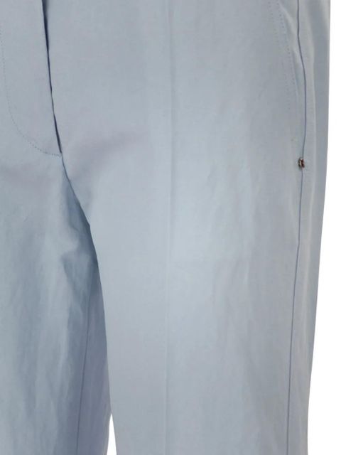 Sportmax flat-front flared trousers - Blue