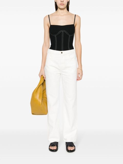 Chloé low-rise flared jeans - White - zdjęcie produktu nr 2