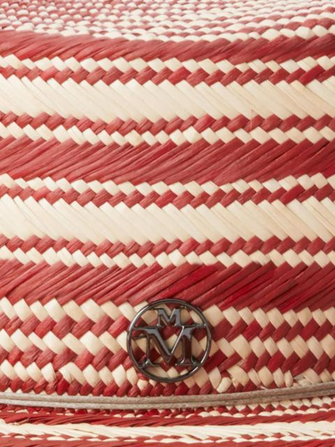 Maison Michel Kiki boater hat - Neutrals - zdjęcie produktu nr 2