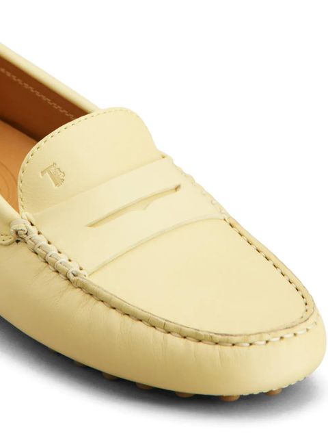 Tod's leather gommino loafers - Neutrals