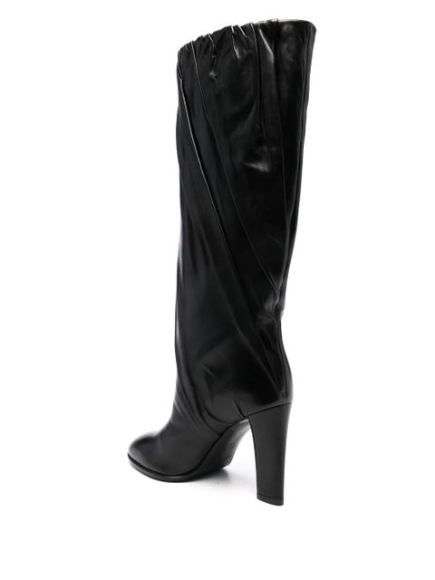 Givenchy 95mm pleated boots - Black