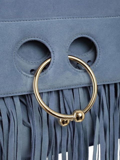 JW Anderson Pierce fringed shoulder bag - Blue