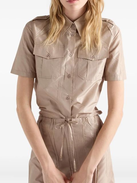 Prada short-sleeved shirt - Neutrals