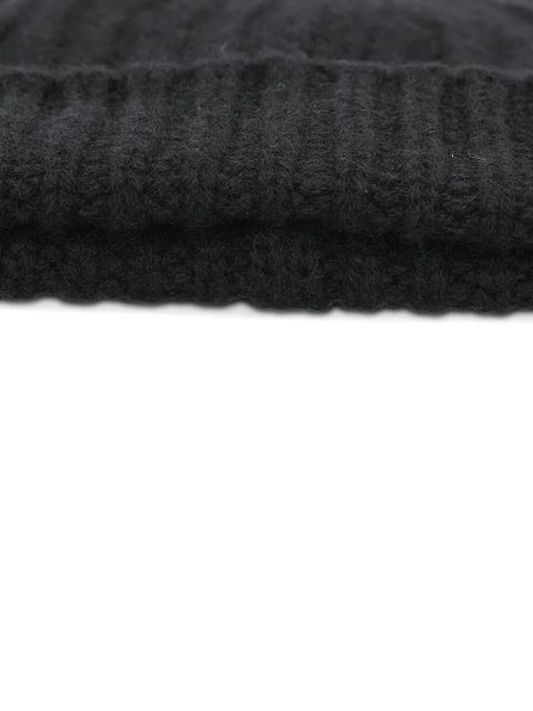 Tod's ribbed knit beanie - Black