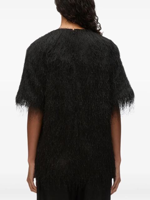 3.1 Phillip Lim fringed blouse - Black