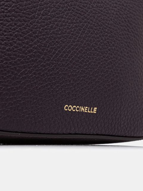 Coccinelle torebka skórzana kolor fioletowy E5 MN5 55 I1 01