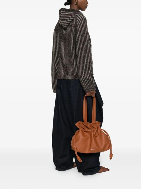 LOEWE Flamenco drawstring shoulder bag - Brown - zdjęcie produktu nr 2