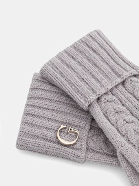 Guess rękawiczki damskie kolor szary AW5382 POL02 - zdjęcie produktu nr 2