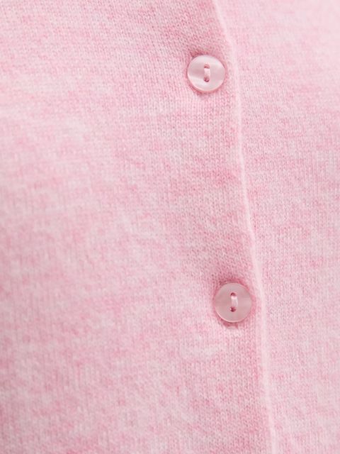 United Colors of Benetton kardigan wełniany kolor różowy lekki