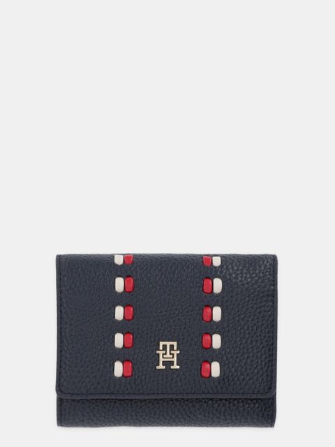 Tommy Hilfiger portfel damski kolor granatowy AW0AW18246 - zdjęcie produktu nr 1
