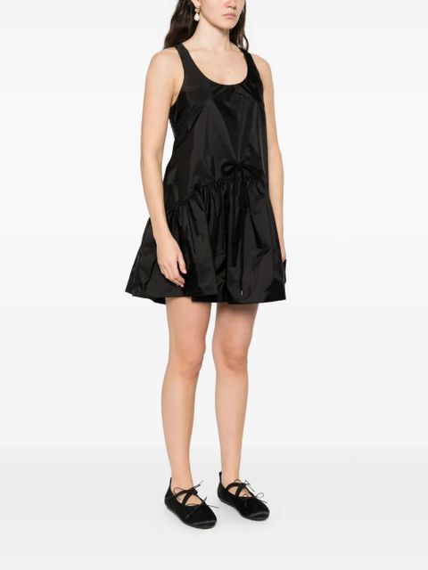 Simone Rocha tapered peplum mini dress - Black