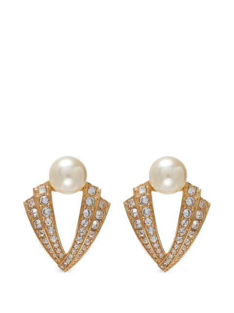 Valentino Garavani Je Les V embellished earrings - Gold
