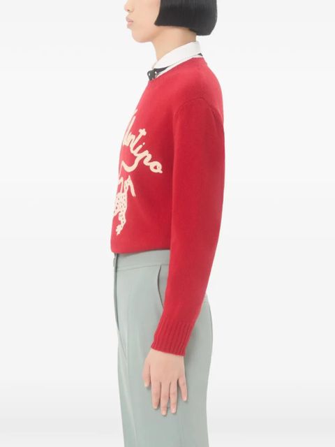 Valentino Garavani embroidered wool jumper
