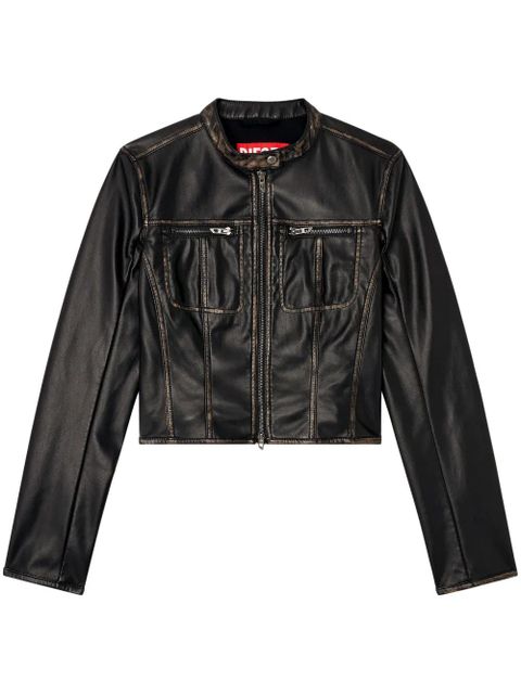 Diesel G-Lobe biker jacket - Black - zdjęcie produktu nr 1