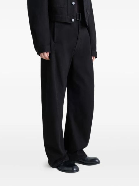 LEMAIRE square-toe boots - Black