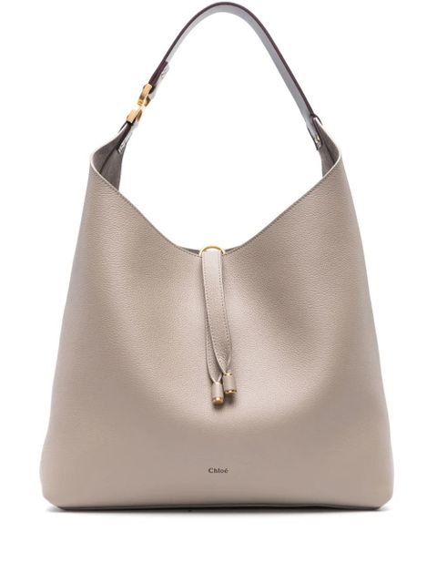 Chloé Marcie leather shoulder bag - Grey