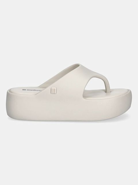 Melissa japonki MELISSA FREE PLATFORM THONG AD damskie kolor beżowy na platformie M 36088 BE887 - zdjęcie produktu nr 2