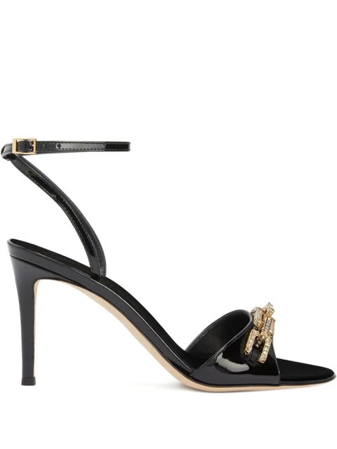 Giuseppe Zanotti Evry crystal-embellished sandals - Black - zdjęcie produktu nr 1