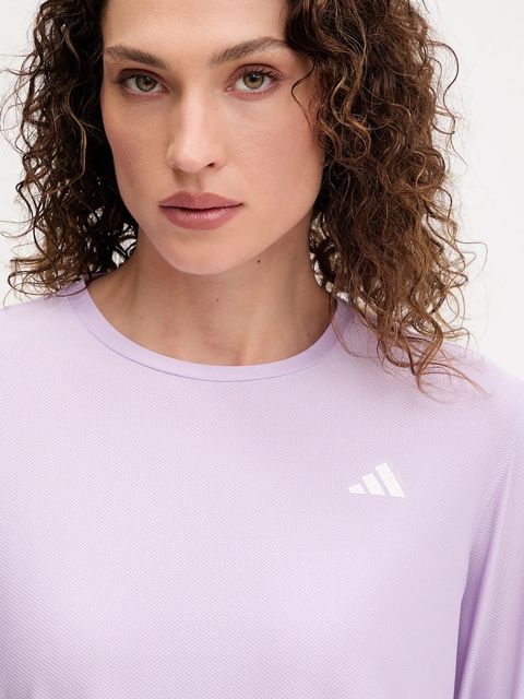 adidas Performance longsleeve do biegania Own The Run kolor fioletowy JW9670