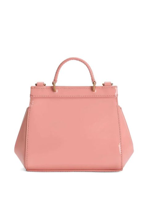 Dolce & Gabbana top-handle leather satchel bag - Pink - zdjęcie produktu nr 2
