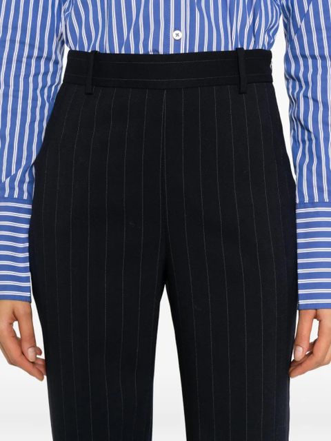PINKO pinstripe-pattern trousers - Blue