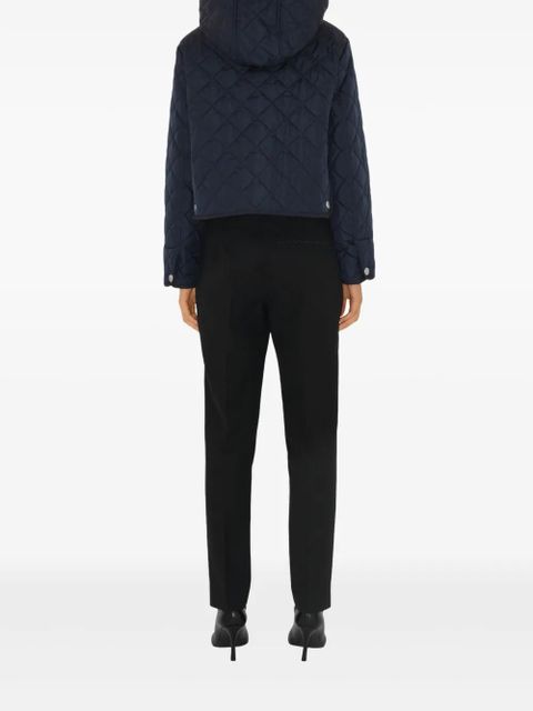 Burberry cropped quilted jacket - Black