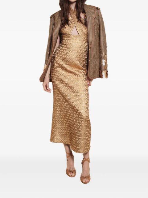 Johanna Ortiz Expedition dress - Gold - zdjęcie produktu nr 2