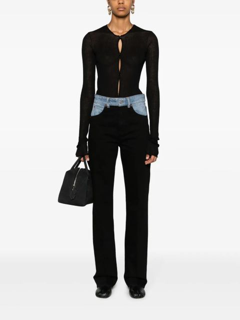 Sportmax Dinar ribbed bodysuit - Black - zdjęcie produktu nr 2