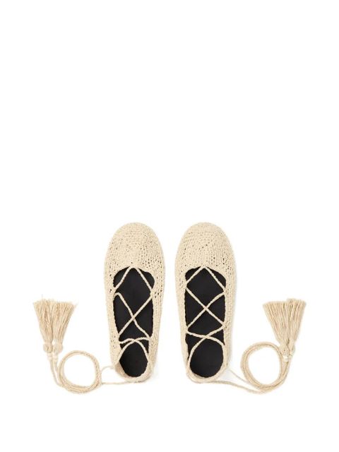 Alanui Sound Of The Sea ballet flats - Neutrals