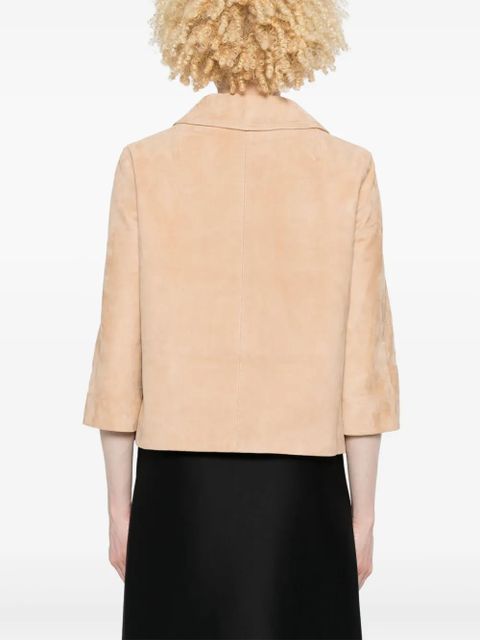 Marni suede jacket - Neutrals