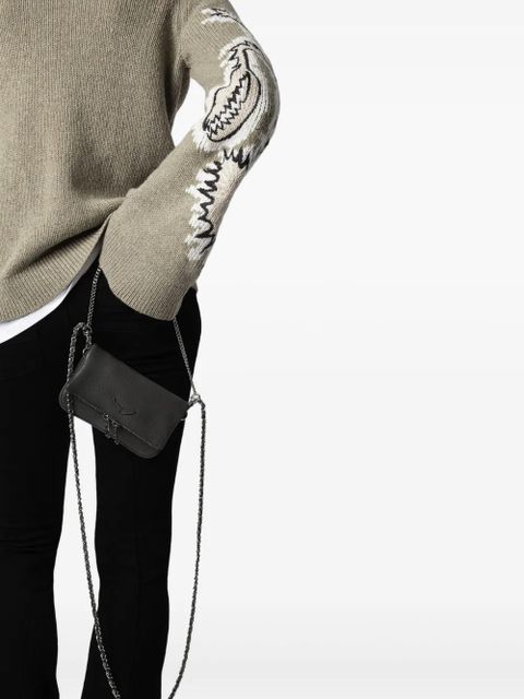 Zadig&Voltaire mini Rock clutch bag - Grey - zdjęcie produktu nr 2