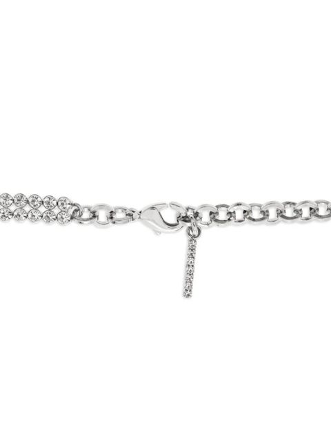 Alessandra Rich star-charm necklace - Silver