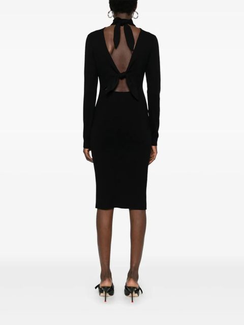 Givenchy tied midi dress - Black