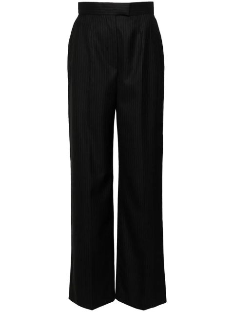 Alexander McQueen pinstripe tailored wool trousers - Blue - zdjęcie produktu nr 1