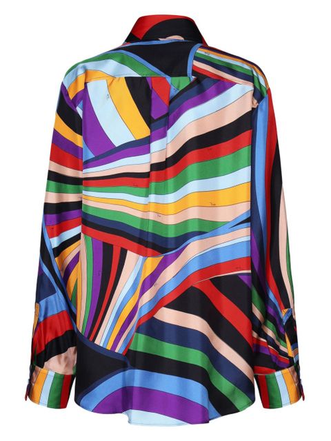 PUCCI Iride-print shirt - Blue